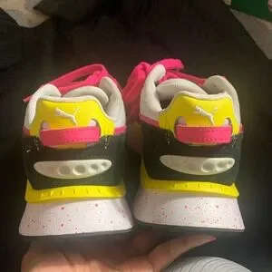 Puma | Shoes | Puma Neon Pink And Yellow Sneakers | Poshmark display picture 3